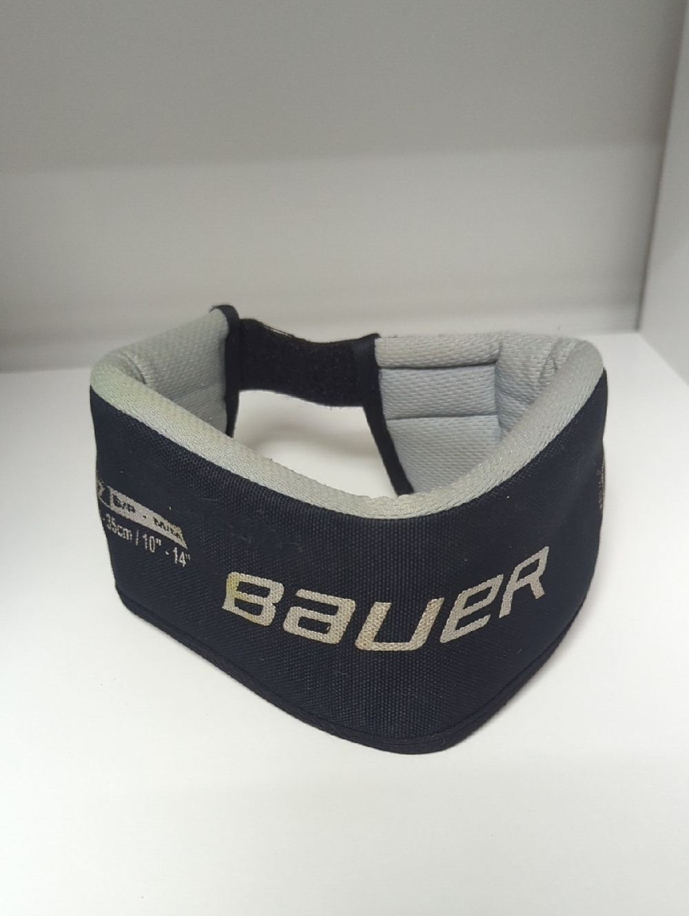 Bauer Black and Light Grey Neck Guard
